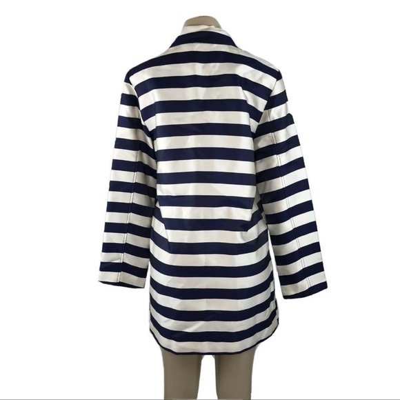 Anthropologie stripe coat by Tulle size L - Picture 6 of 10